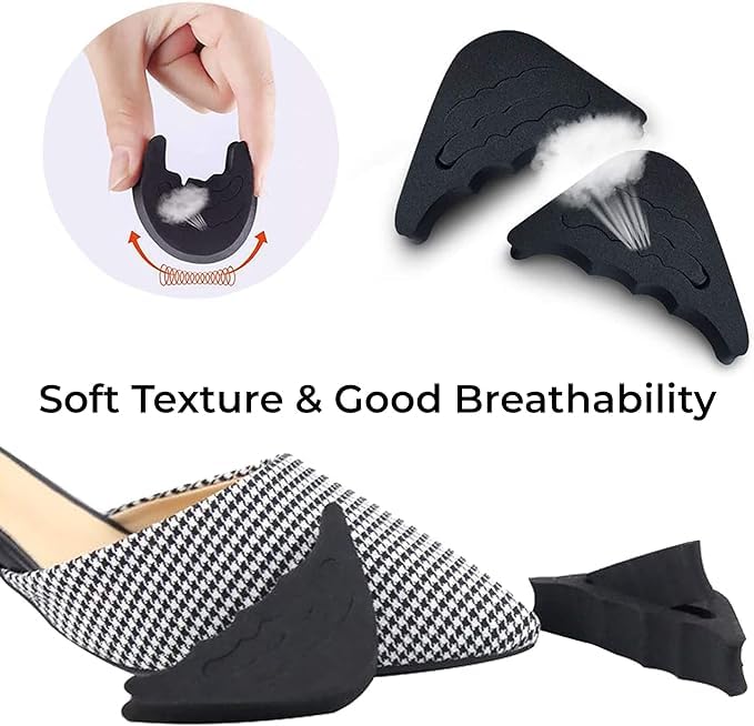 Enchantment Araa Pava 2 Pcs Shoe Fillers For Women,Shoe Insoles For Women/Men,Shoe Inserts For Big Shoes,Shoe Pad Heel Pads For Women Shoes,Shoe Back Pads,Shoe Tightener Pads 1 Pair 6 51Xrzi+v5vL