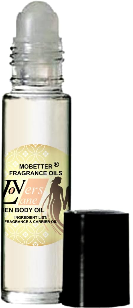 MOBETTER FRAGRANCE OILS Lovers Lane Men Cologne Body Oil 1/3 oz roll on Glass Bottle