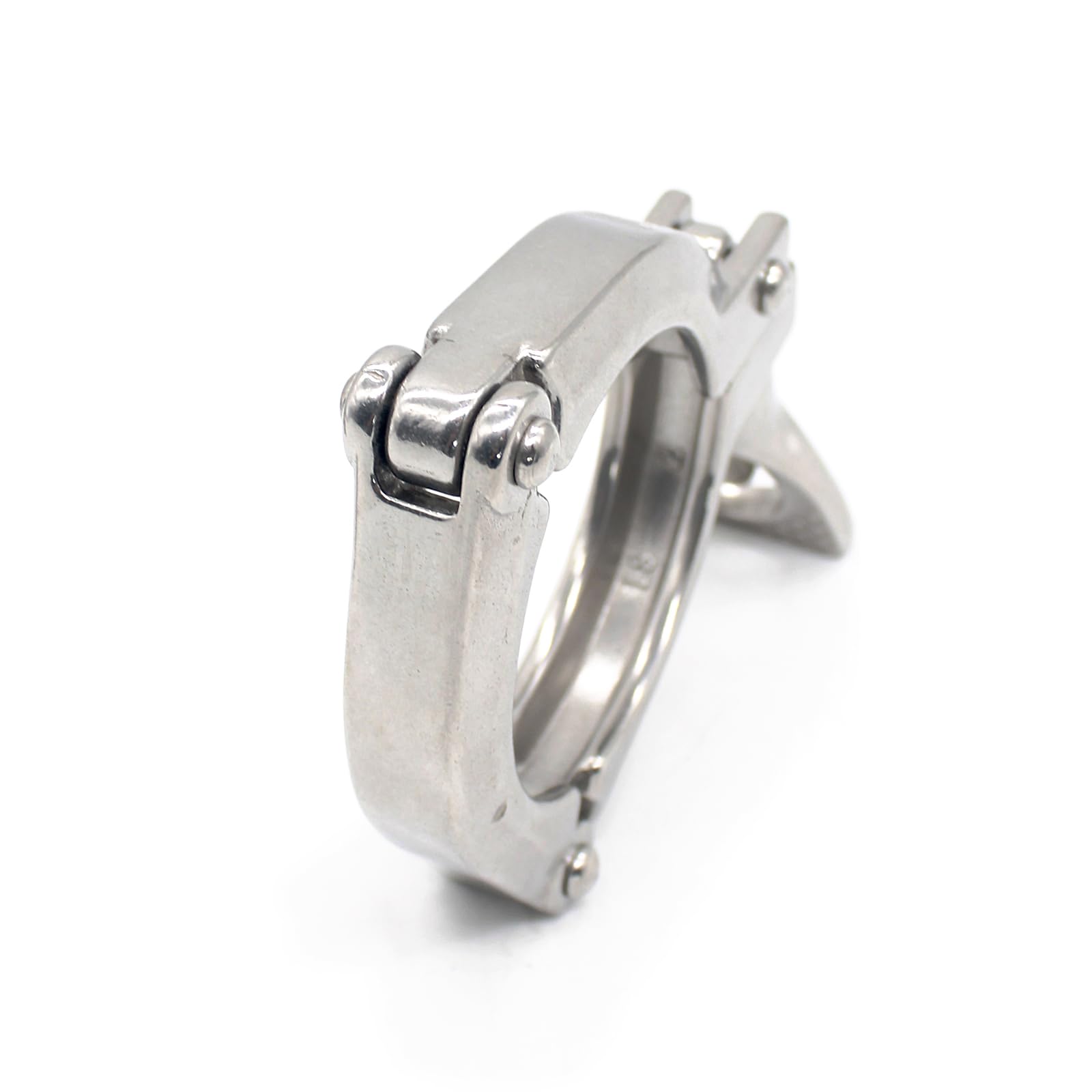 1PC SS304 Trois pièces Colliers ISO Trois Segments Robuste Tri-Clamp fit Embouts SS Colliers 217MM