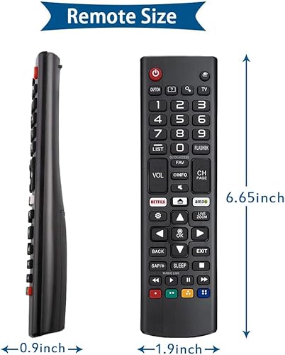 Miniatura 5 de Mando a distancia universal compatible con LG Smart TV todos los modelos, repuesto remoto compatible con todos los modelos LG, LCD, OLED, 3D, 4K,