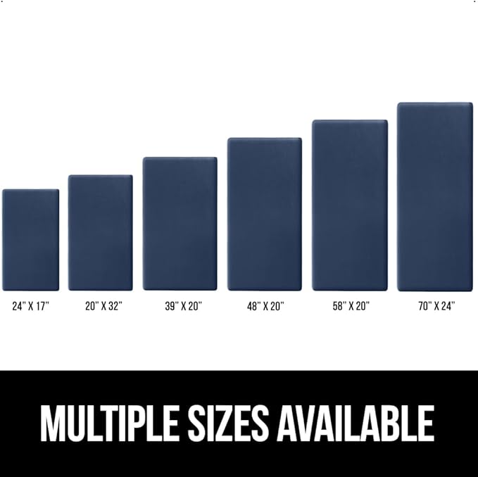 GORILLA GRIP Kitchen Mat 70x24 Navy Blue
