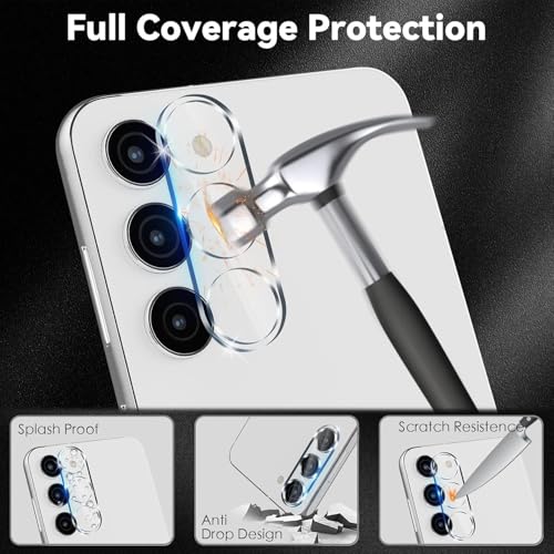 Image of STP FEEL 2+1 Pack For Samsung Galaxy S25 5G (6.2 inch) Tempered Glass Screen Protector with Camera Lens Protector, 9H Hadness, Diamond-Grade Shatterproof, HD Clear, Anti-Scratch