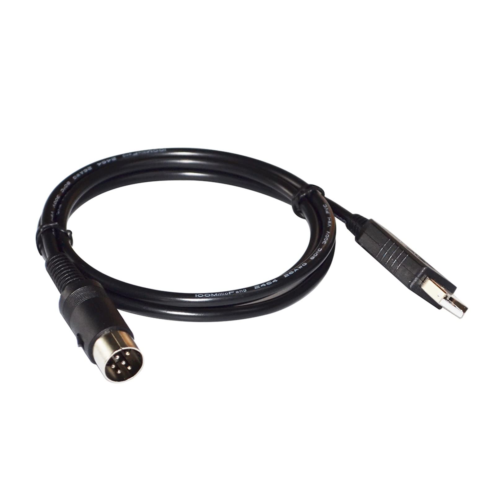 FT232RL - Cavo di programmazione seriale per comunicazioni seriali da USB a 6 pin 6 DIN RS232, adatto per macchina per maglieria E6000 a PC (1,8 m)
