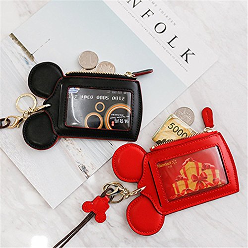 Neck Pouch,Trend Small Travel Leather Student ID Card Holder Lanyard Neck Pouch Bag With Coin Wallet Purse for Students Women Kids Girls4