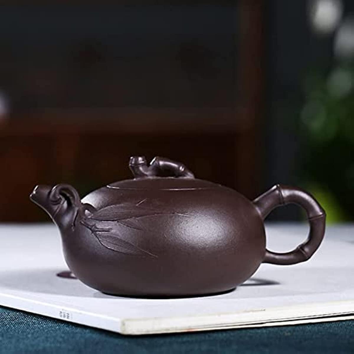Service à thé Gongfu chinois en porcelaine, théière violette de 150 ml, théière en terre crue Zhu, bouilloire à filtre, service à thé portable pour les voyages, les pique-niques, les affaires et les