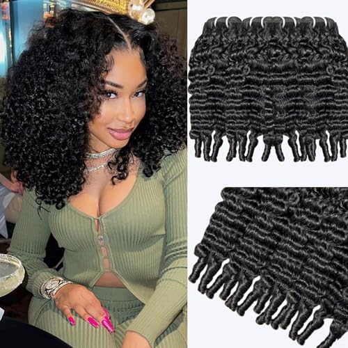 Burmese Curly Bundles Human Hair 12 Inch Human...