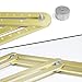 Wondruz Multi Angle Measuring Ruler, Premium Aluminum Alloy Ultimate 836 Template Tool/Layout Tool Measurement for Handymen, Builders, Craftsmen, DIY-ers (Golden)