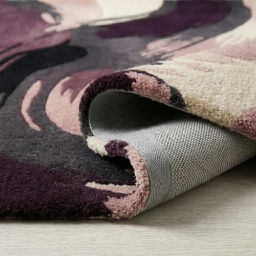 Image of Hand Tufted Premium Wool Abstract Artistic Brushstroke Design Carpet for Living Room, Bedroom, Office & Home Decor Size 12x18 Feet