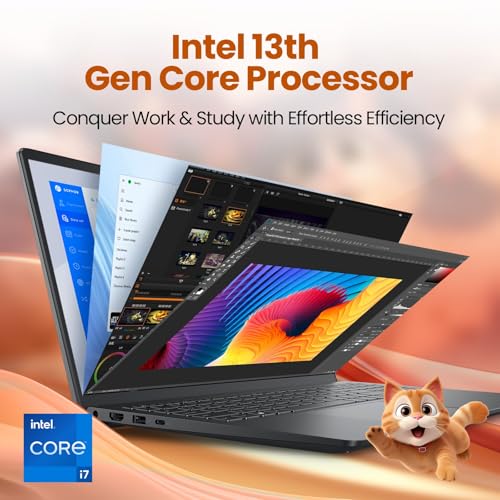 Image of Dell Laptop DC15250 15.6″ FHD Touchscreen, Intel Core i7-1355U 10-Core (Up to 5.0GHz), 32GB RAM, 1TB SSD, Wi-Fi 6, Wi-Fi 6, Numeric Keypad, Windows 11 Pro with Copilot AI for Business, Carbon Black
