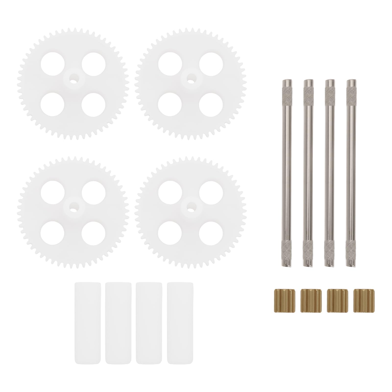 1 Juego de Repuestos para Dron RC Engranaje de Motor Y Engranajes Principales Compatible con Syma X5 X5C X5SC X5SW Cuadricóptero RC