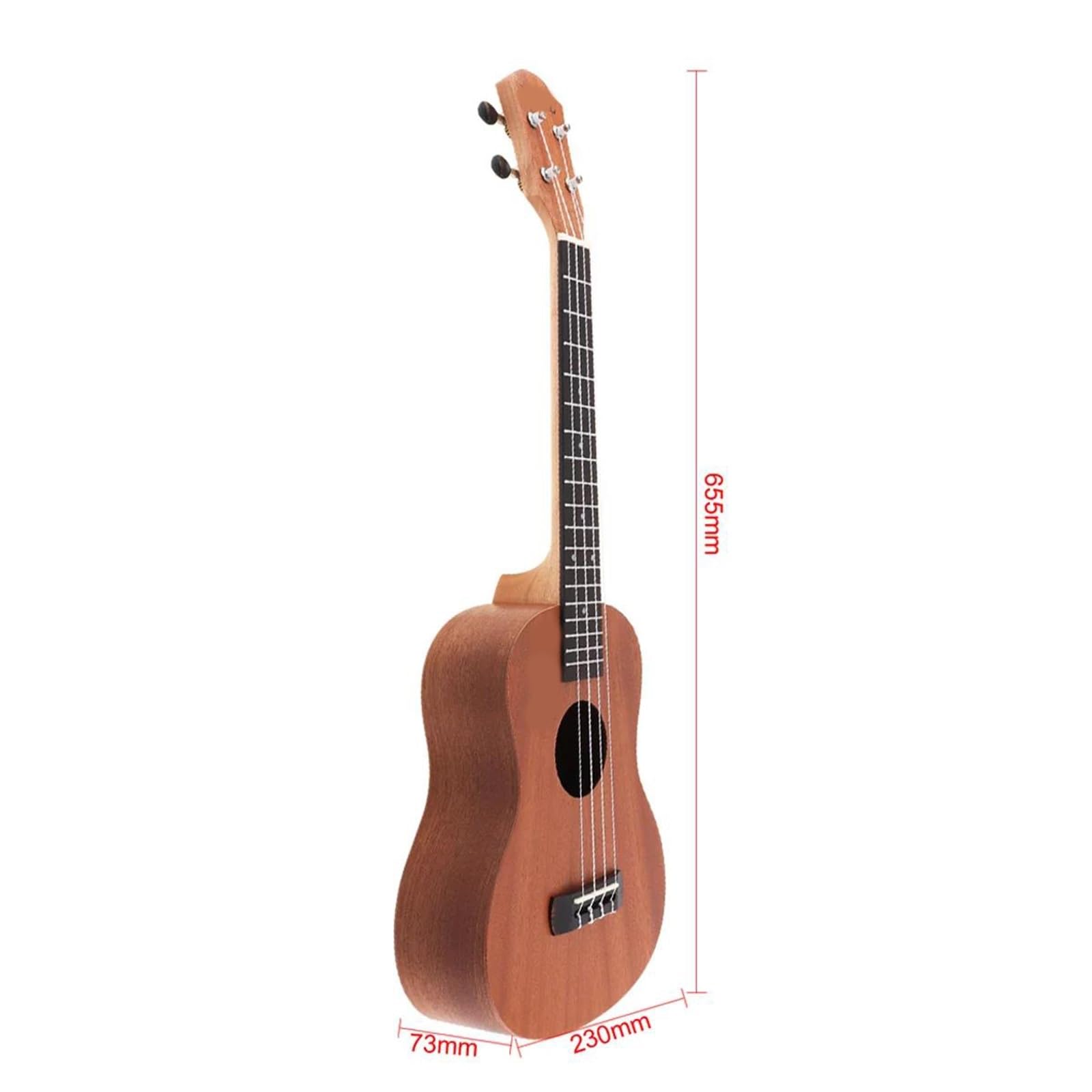 26 calowe Ukulele Sapele Wood Beginner Sopran Ukulele