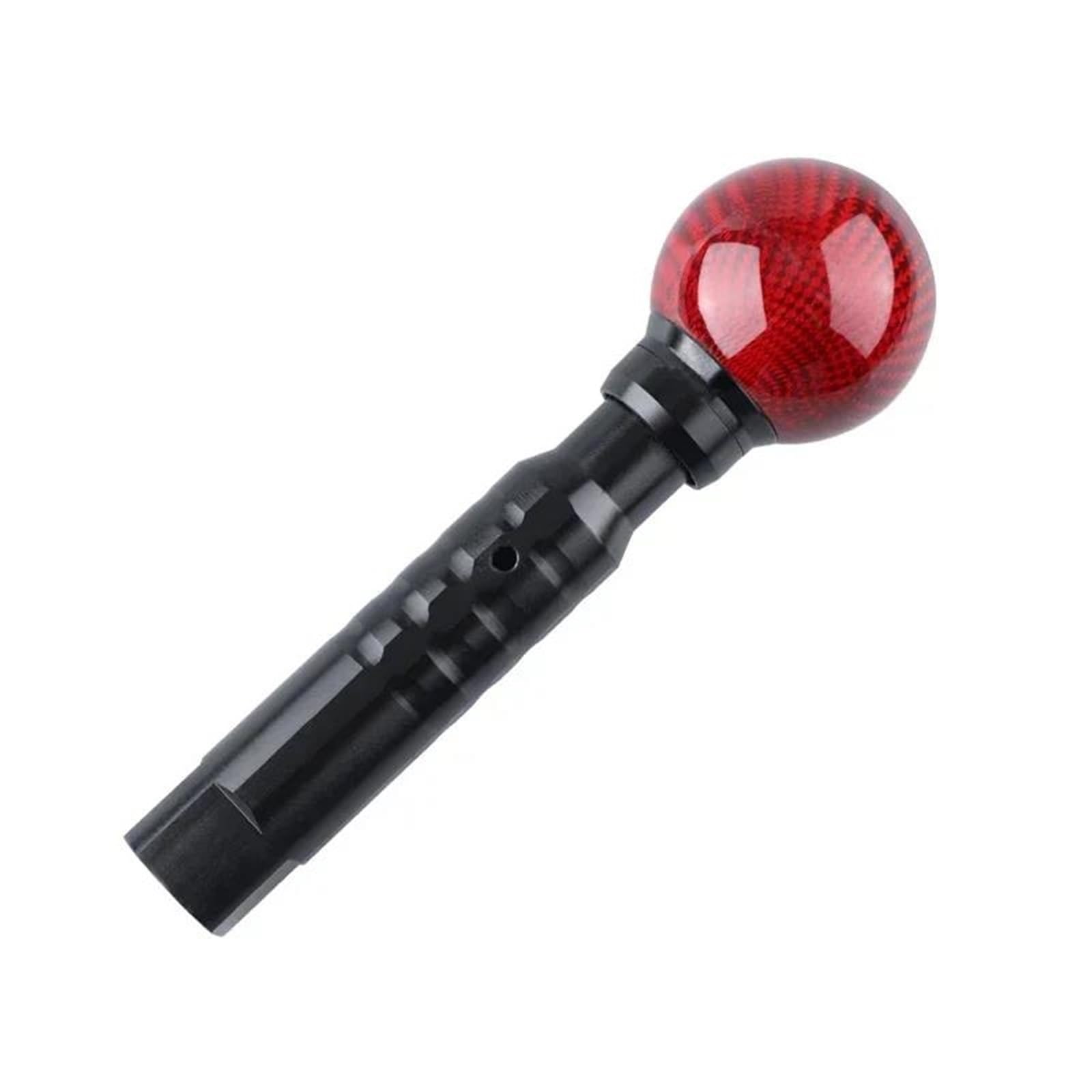 Sunbangoz Red For Fit Automatic Transmission Shift Knob Gear Selector Round Ball Button Handle(Red)