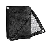 Cliselda 30% Black Shade Cloth for Garden, 6 x 20ft UV...