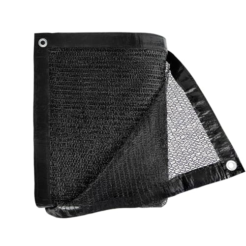 Cliselda 30% Black Shade Cloth for Garden, 6 x 50ft UV Resistant Mesh Tarp with Grommets, Durable Sun Shade Netting Sunblock Fabric Plants Cover for Greenhouse, Vegetables and Patio