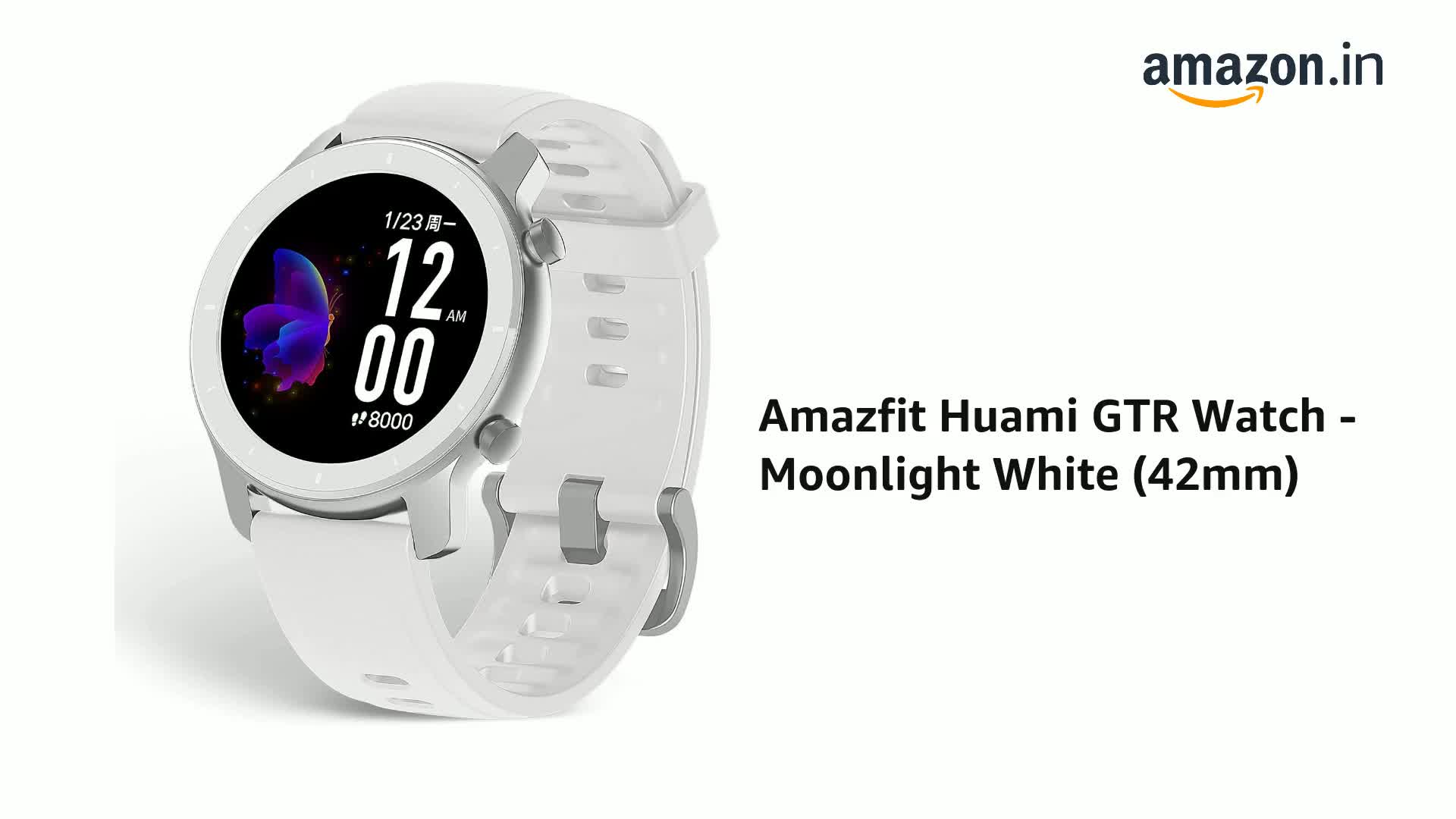 Amazfit Huami GTR Watch - Moonlight White (42mm) : Amazon.in: Electronics