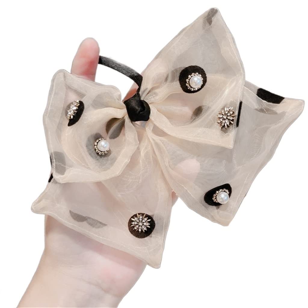 Scrunchies Haargummi 2 Stücke Haarschmuck Kopf Seil Chiffon Gaze Tuch Haar Ring Gummiband Frauen Zopfgummi Elastische