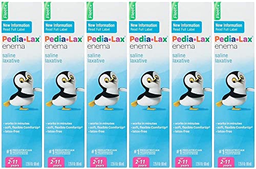 Pedia-lax FLEET ENEMA CHILDREN, 2.25 Fl Oz (Pack of 6)