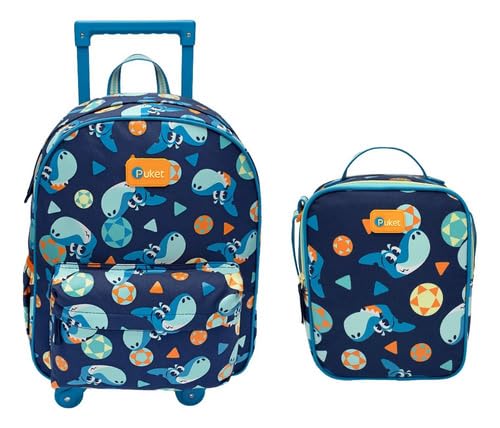 Kit Mochila com Rodinha + Lancheira Tubarão Futevôlei Puket