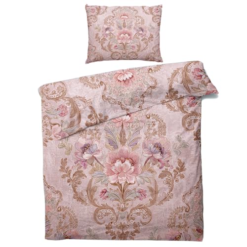 Housse de couette 220x240 damassé en microfibre douce haute densité - 4