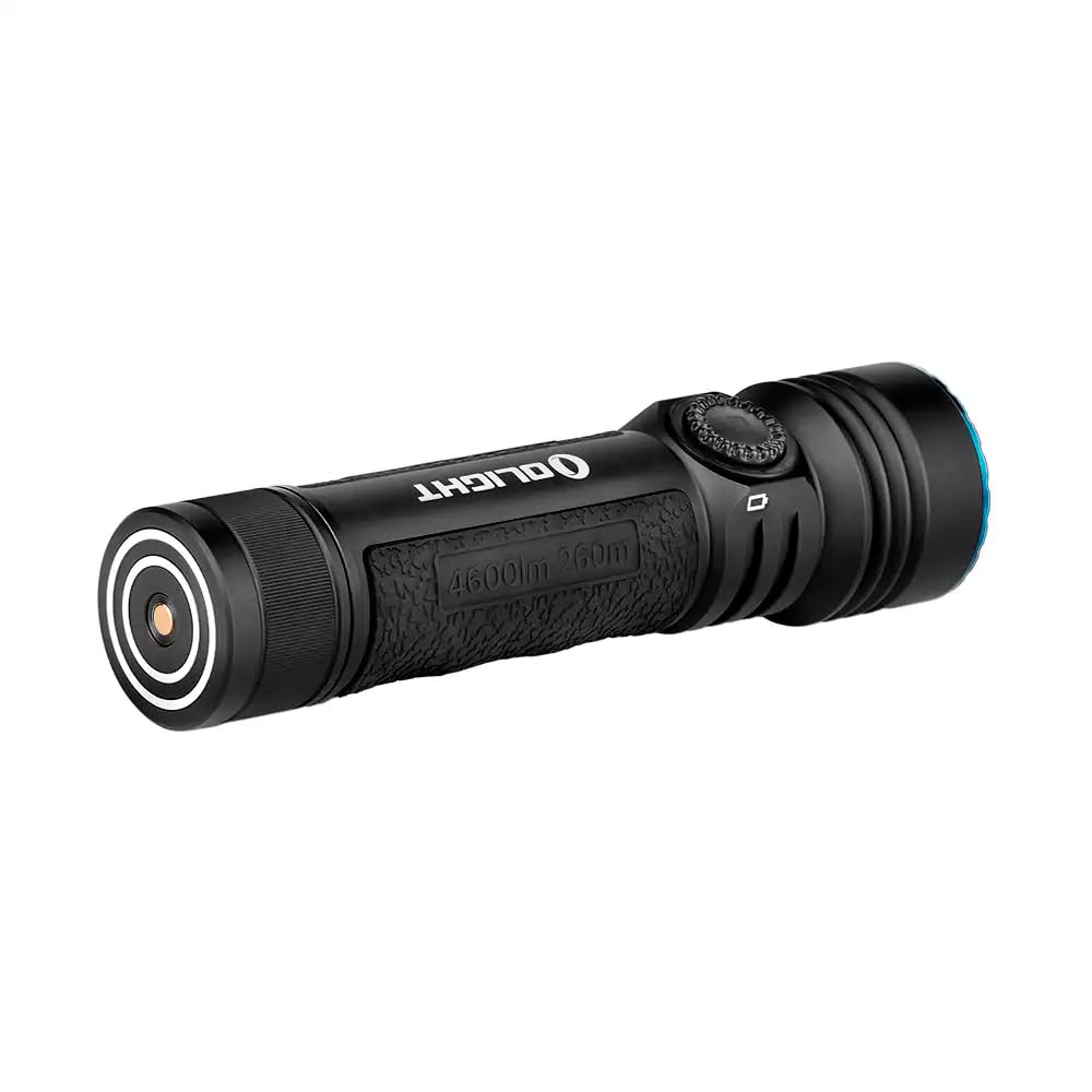 OLIGHT Seeker 4 Pro, Linterna LED 260 m alcance, 4600 lm y 16895 CD (Naranja CW)