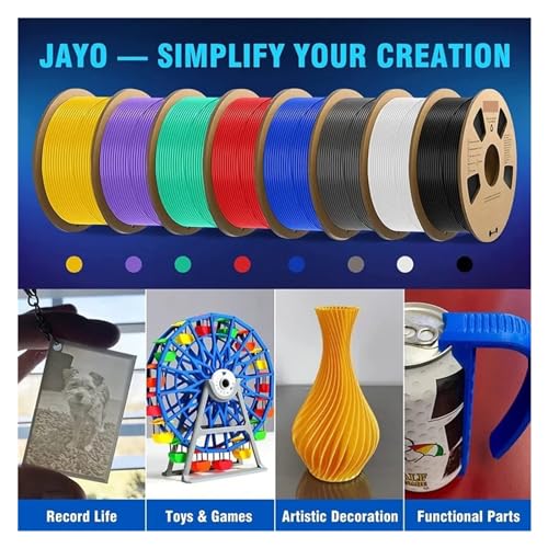 Filamento PETG 1,75mm - 10 rollos + marcadores 3D PETG 10OR - Fernando Cortés