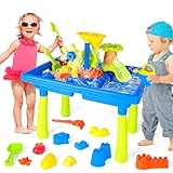 deAO Kids Water Table Toys Outdoor Toys for Toddlers Water Table Outdoor Activity Sensory Table,Kids Sand and Water Play Table for Toddlers 3 4 5 6 7