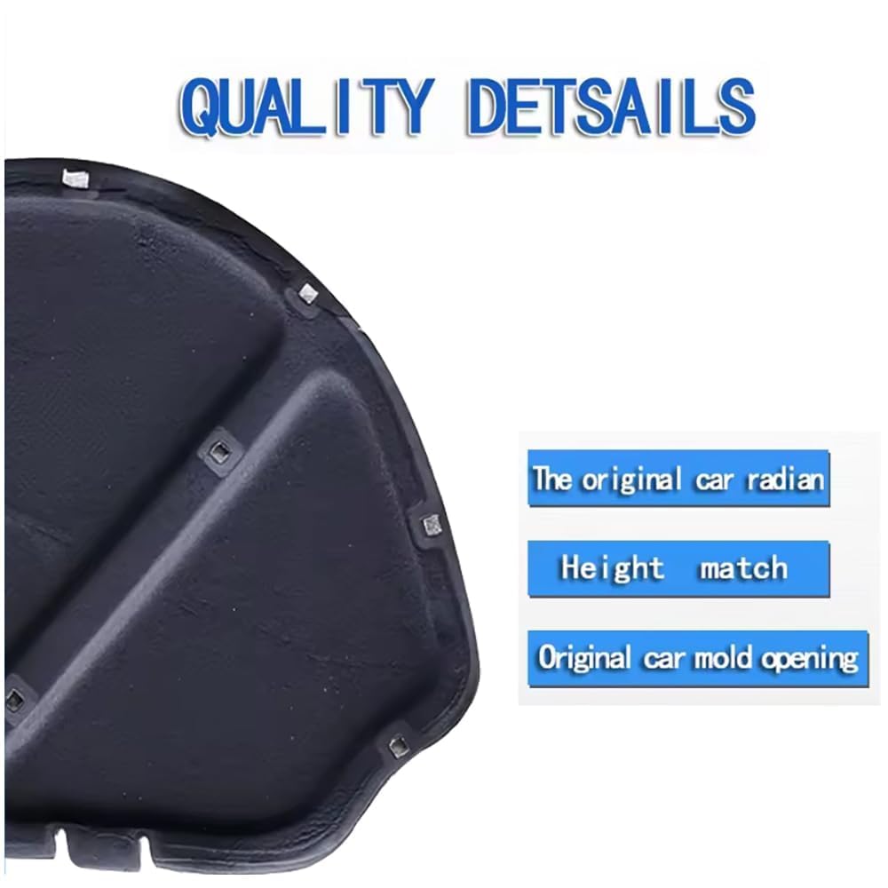 Cotone Isolante Acustico per Cofano Anteriore Auto per Hyundai Sonata LF A MK7 2015 2016 2017 2018 2019,Isolamento del Cofano del Cofano, Isolamento Acustico del vano Motore