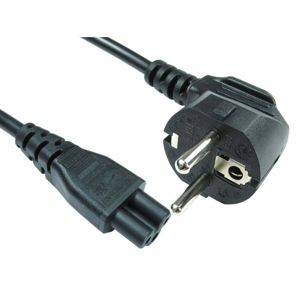 ABC Products EU Europe French German Spain Italy Region C5 Cloverleaf Power Supply Adapter Cord Mains Cable Lead Plug for Laptop Acer Dell HP Compaq Sony Toshiba Vaio Delta etc 1.8M Long