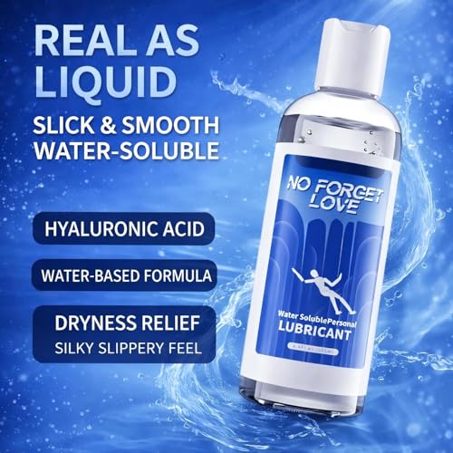 Image of Water-Based Personal Lubricant for Men & Women | Smooth, Long-Lasting & Non-Sticky Intimate Gel | Condom Safe, Toy Compatible, Easy to Clean, Gentle & Moisturizing Formula for Sensitive Skin & Couples