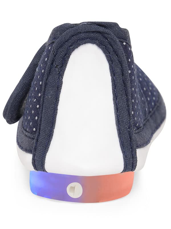 CHIU Kids LED Light Shoes with Chu Chu Music Sound & Polka Dot Print for Baby Girls and Boys (for 12-15 Months, 15-18 Months, 18-21 Months, 21-24 Months) 4 51Xs9I3lI2L