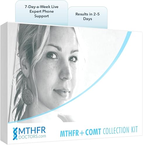 Miniatura 7 de Kit de Prueba de Genes de Metilación MTHFR+COMT. Soporte Experto en Vivo 1 a 1 por Teléfono 7 Días a la Semana. Incluye Variantes C677T, A1298C y