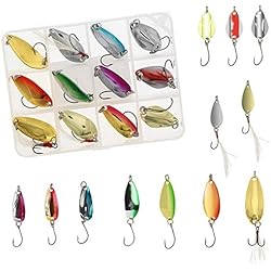 Señuelo De Pesca Cucharilla Cucharillas Pesca Kit Cucharas Seuelos para Pike Bass Fishing Set