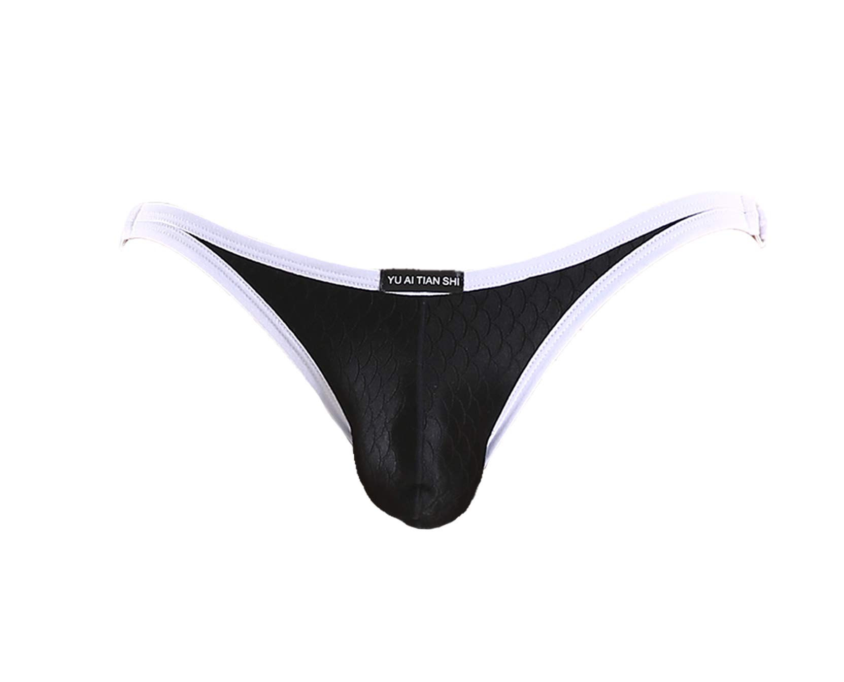 Men's Bikini Underwear Fashion Soft Print Nylon Briefs 8880