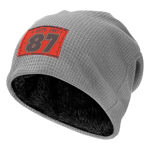 Bonnet unisexe chaud gris - Le cadeau idéal pour papa, maman et vos proches