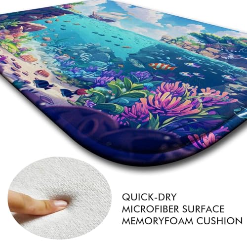 Tapis de bain lavable en machine absorbant et antidérapant M - 4