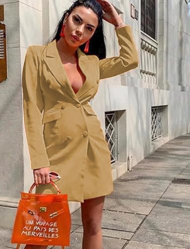 Blazer à boutons double boutonnage chic et coupe structurée