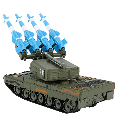 Masyrt Lance-missiles Jouet à tirer sur le véhicule Jouet 1:40 Alliage Véhicule Militaire Char Volant Modèle Merveilleux Cadeau pour