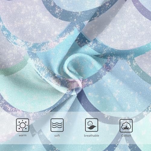 Pink Teal Mermaid Tail Scale Toddler Girls's Underwear 2T 202c03493