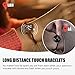 TOTWOO Long Distance Touch Bracelets for Couples Light up&Vibrate Long Distance Realtionship Gifts Smart Bracelets Bluetooth Connecting Jewelry