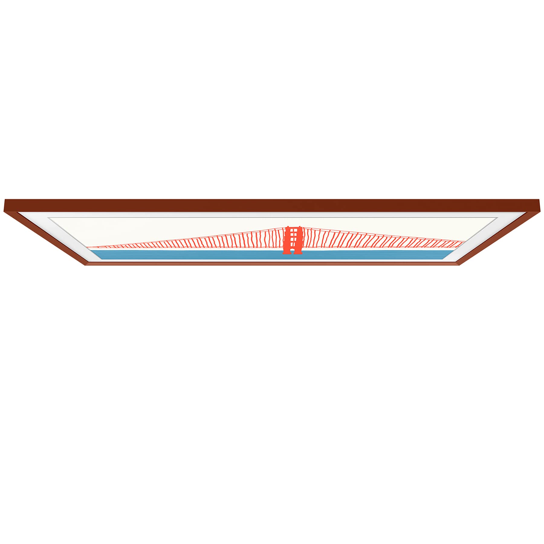 Samsung The Frame Bezel - Terracotta 55 Inch -6
