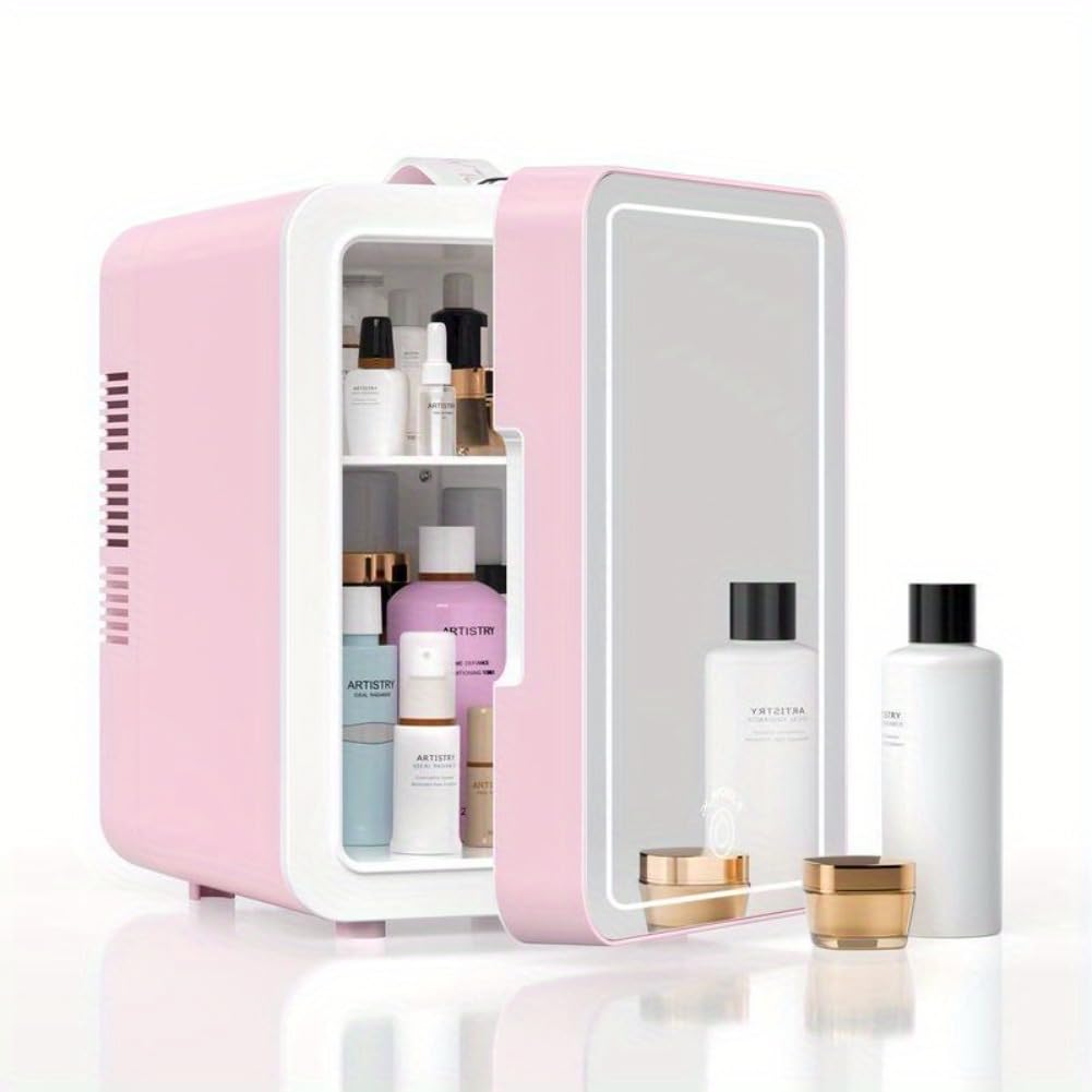 0.1 cu ft Compact Fridge Pink