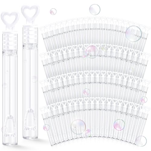 COZCLAM Seifenblasen Hochzeit 80 Stück - perfekt als Hochzeitsgastgeschenke, Hochzeitsdeko und Hochzeit Standesamt, Hochzeitsseifenblasen mit Herzgriff, geeignet für Hochzeit, Taufe, Valentinstag