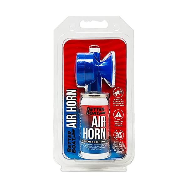 Air Horn Can for Boating & Safety Very Loud Canned Boat Accessories