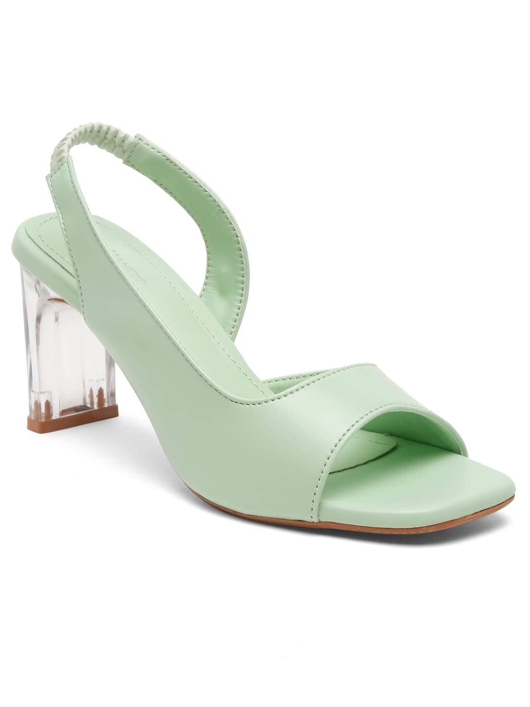 Bruno Manetti womens Skyblue Slipon Back Stretchable Strap Heel Sandal (B0B852GS4F) Amazon Price History, Amazon Price Tracker