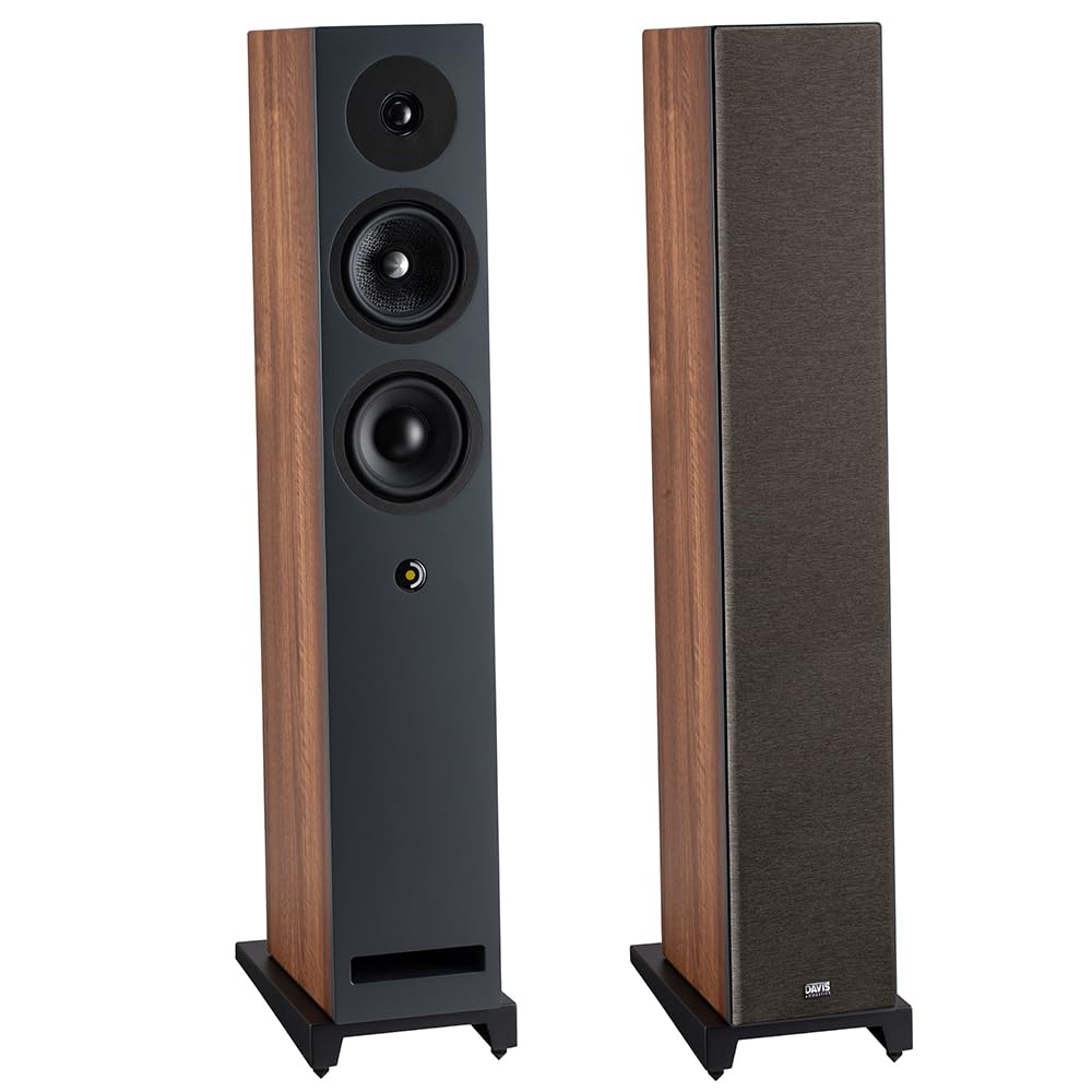 Davis Acoustics Krypton 6 Classik (Orzech) - 3-drożna kolumna/3 głośniki - Głośnik sprzedawany w parach