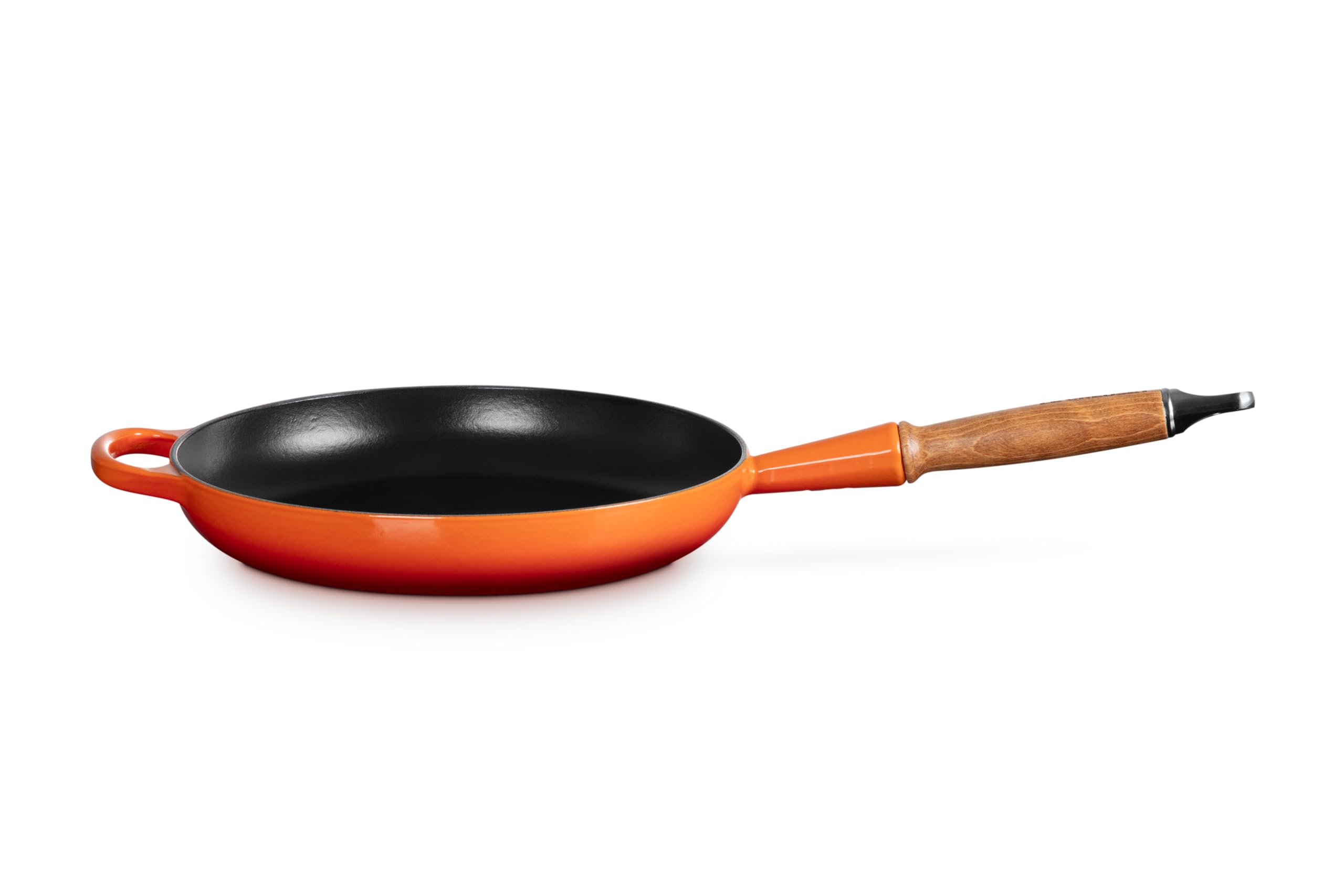 Amazon.com: Le Creuset Enameled Cast Iron Alpine Wood Handle Fry