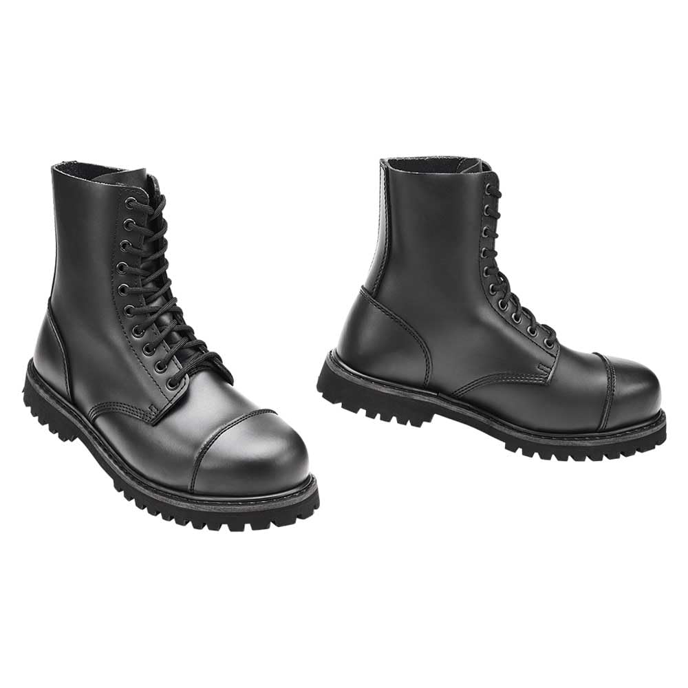 Brandit Unisex Vegantom Eyelet Military & Tactical Boot, Black 10 Eylets, 9 UK
