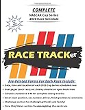 RACE TRACKer - Complete NASCAR Cup Series 2020 Race Schedule: Interactive notebook with dual-page view for each race. Challenges, Prediction ... Notes, and more. Fun for the whole family!
