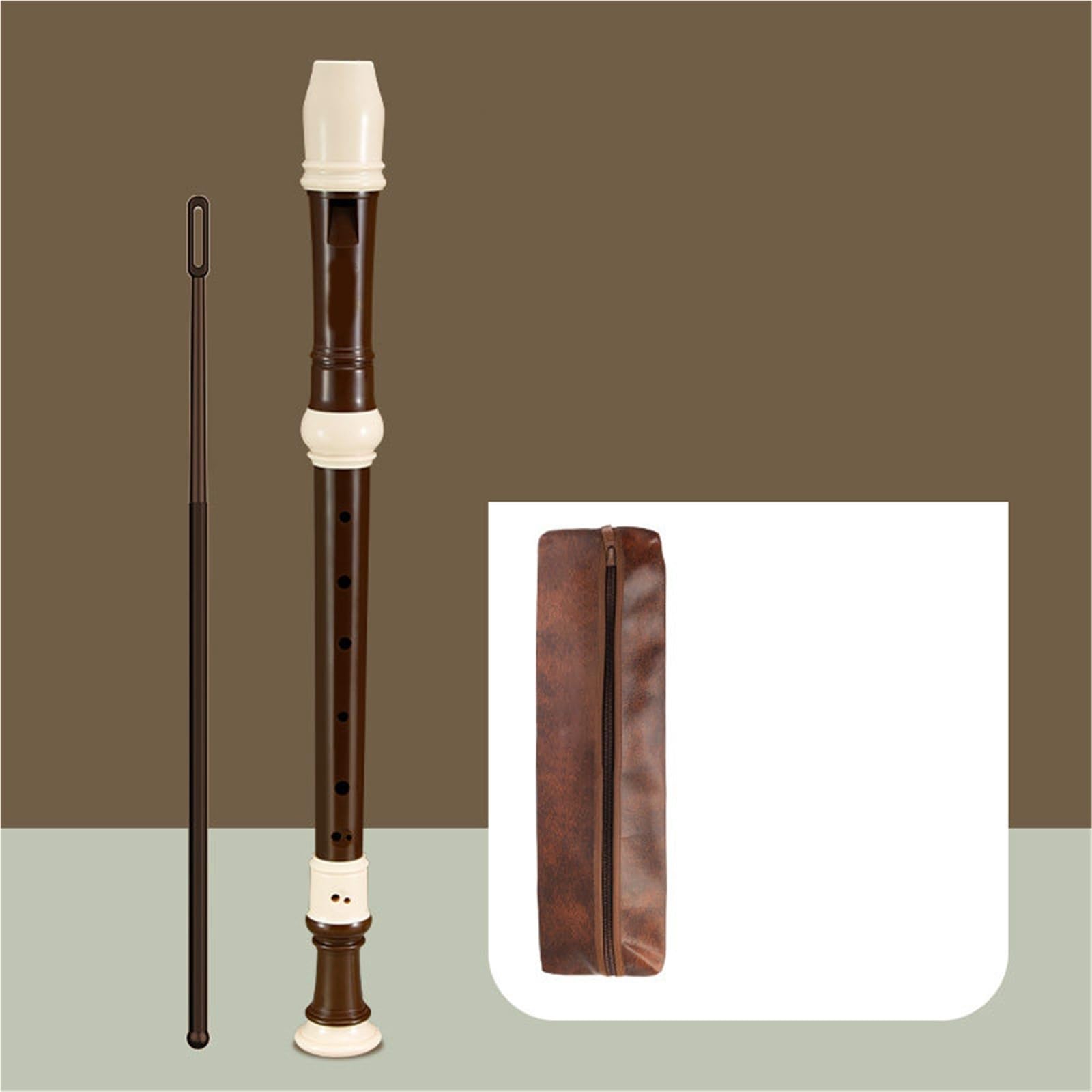 Flauta Dulce Profesional Flauta Dulce Soprano Estilo Alemán De 8 Agujeros Ideal Para Adultos Principiantes