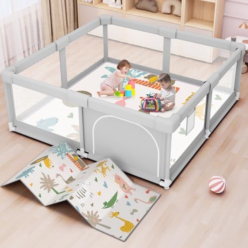 Baby Bed With Mat 75*59, Extra Large Playpen Pakistan Baby Playpen - Main Image
